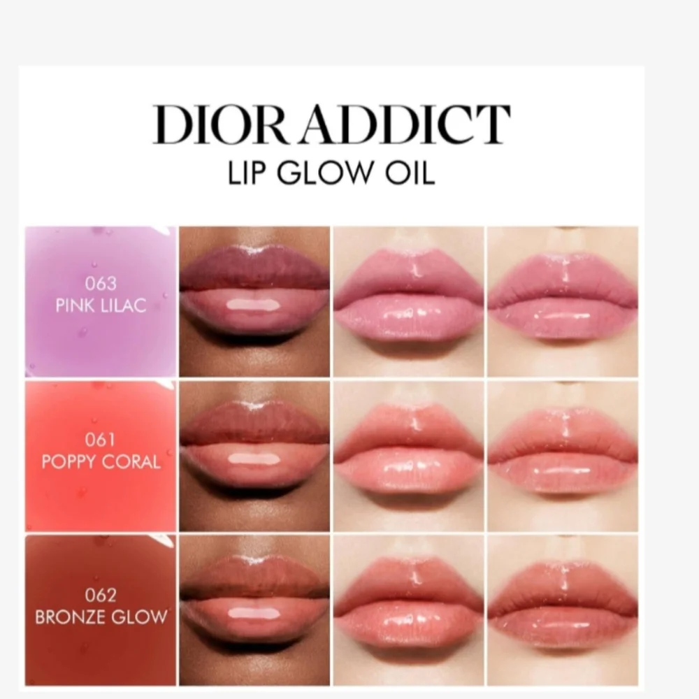 Pink Lilac Dior Addict Lip Glow Oil - New Without Box